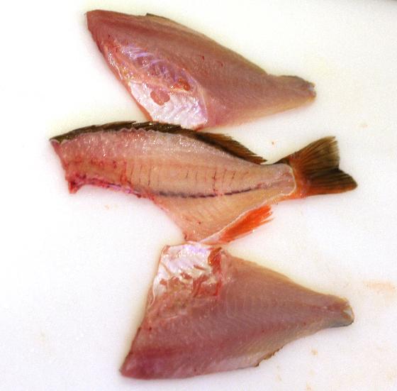 料理レシピ オキメバルの3枚おろし 沖メバルのさばき方 釣り河北