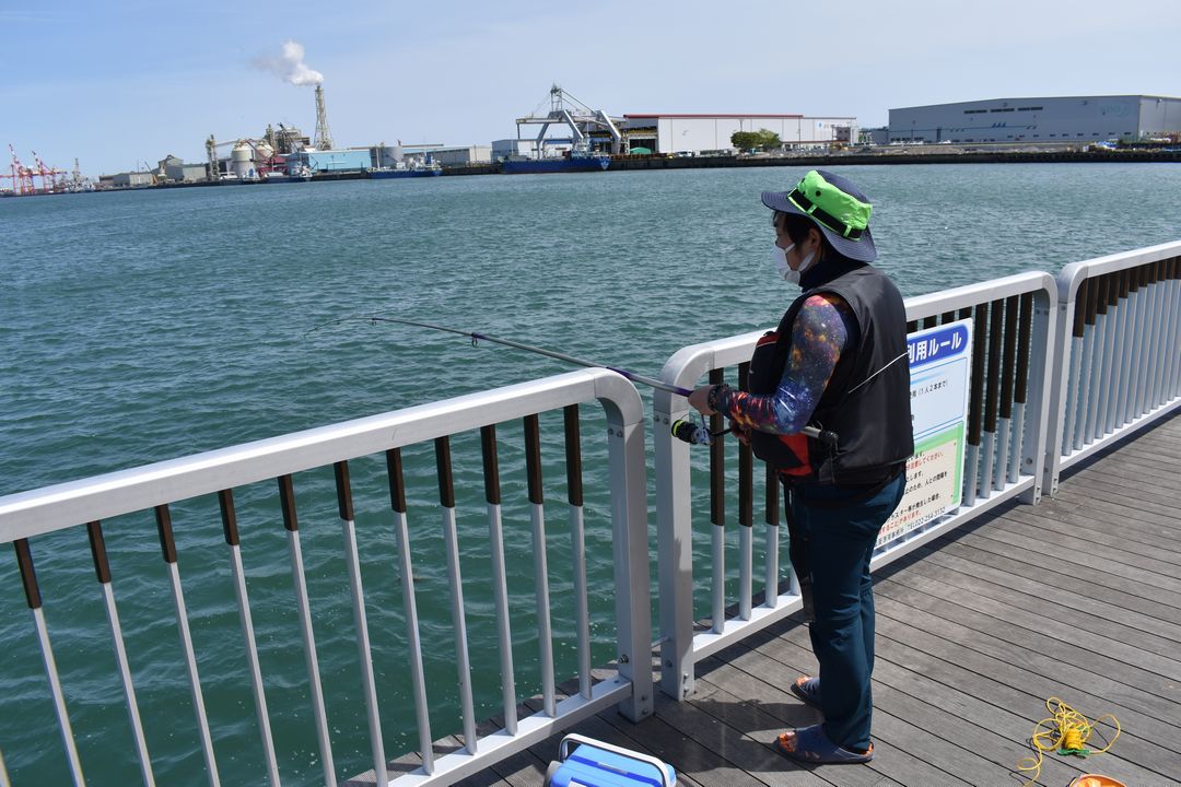 釣行記 5月12日 仙台港パーク海の広場 釣りデッキ 利用再開 釣りtiki東北