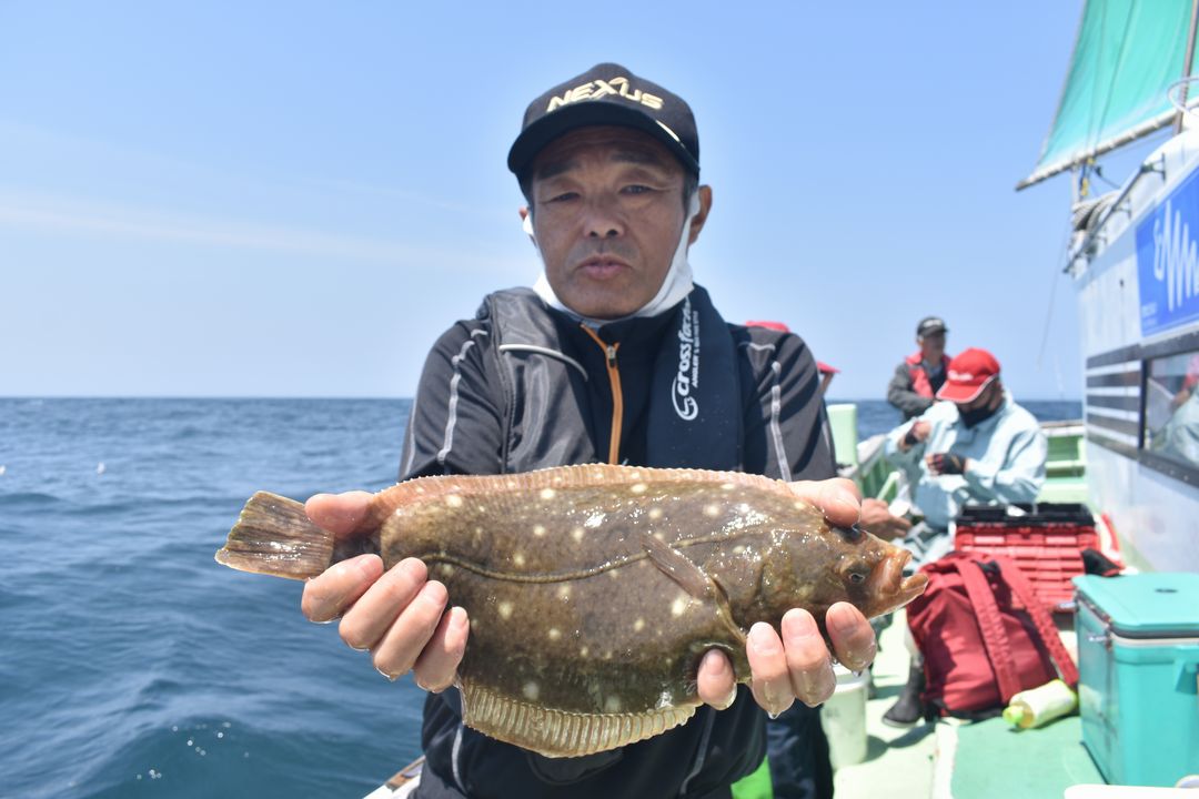 釣行記 | 「がま船 華鰈幻」で実釣！初夏の大型魚礁沖マガレイ釣り